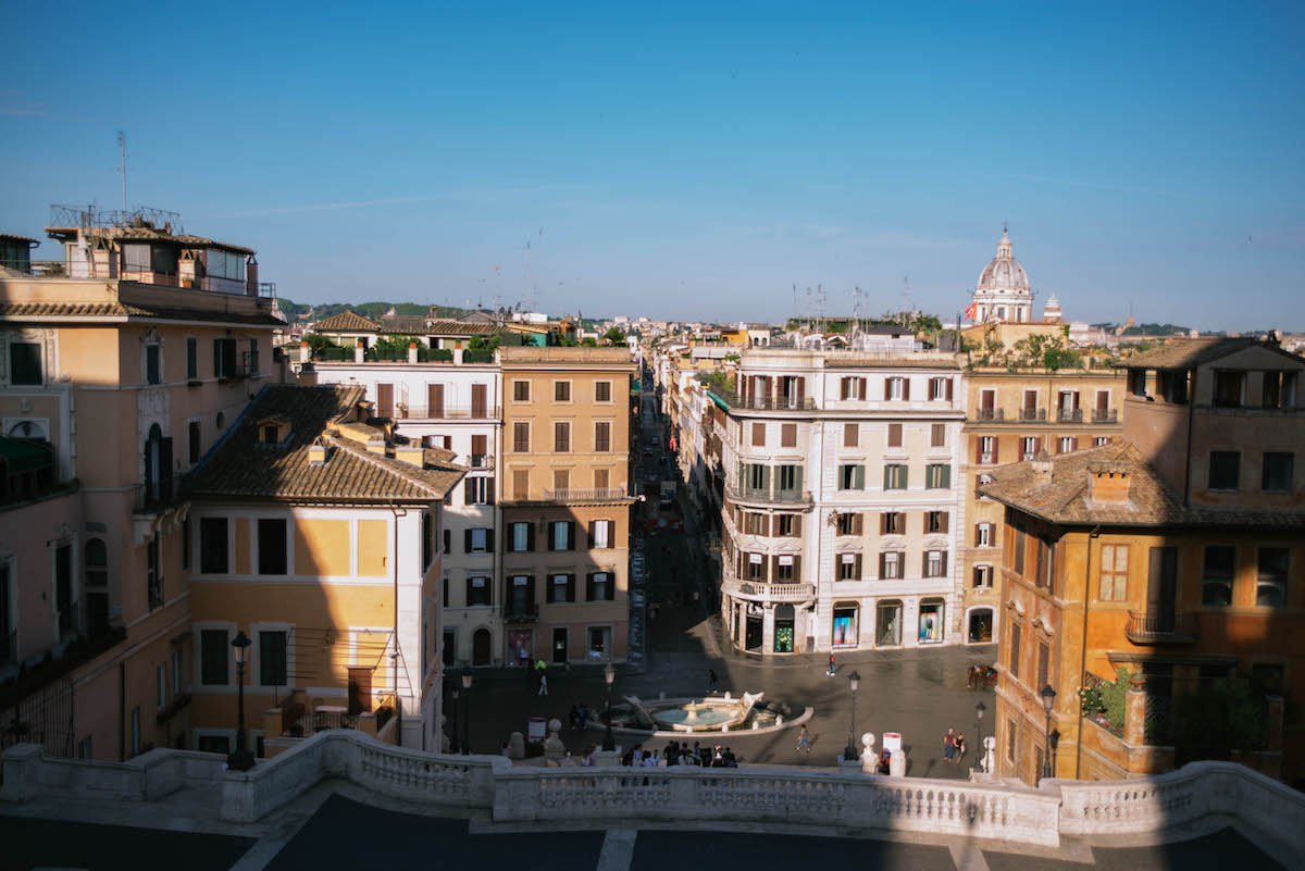 View From The Spanish Steps