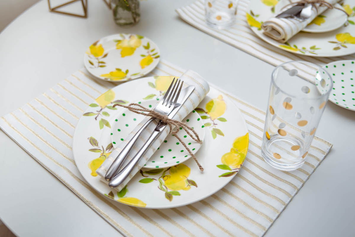 kate spade new york Melamine Lemon Collection