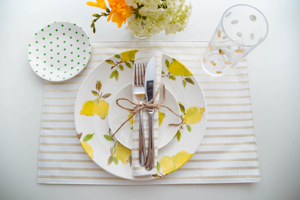 kate spade new york Melamine Lemon Collection