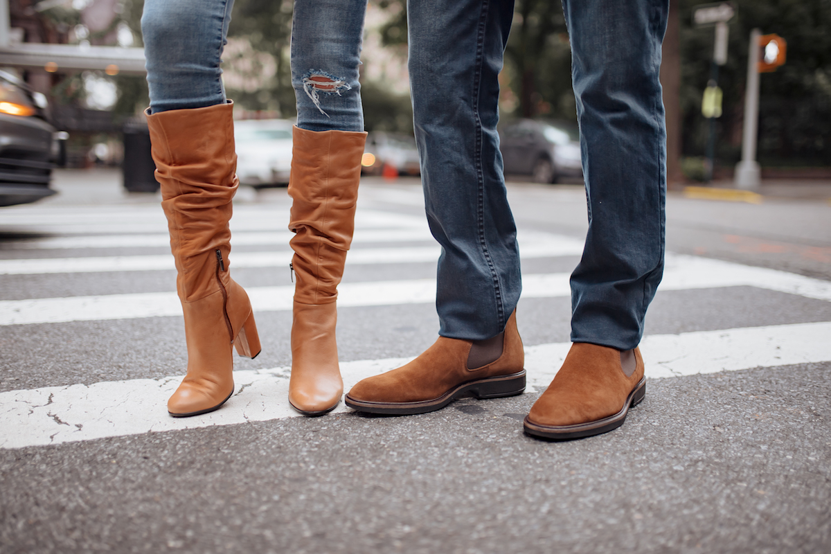 Couples Fall Style Wearing ECCO Boots Katie s Bliss