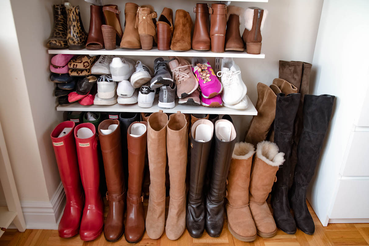 Shoe Wall Organization