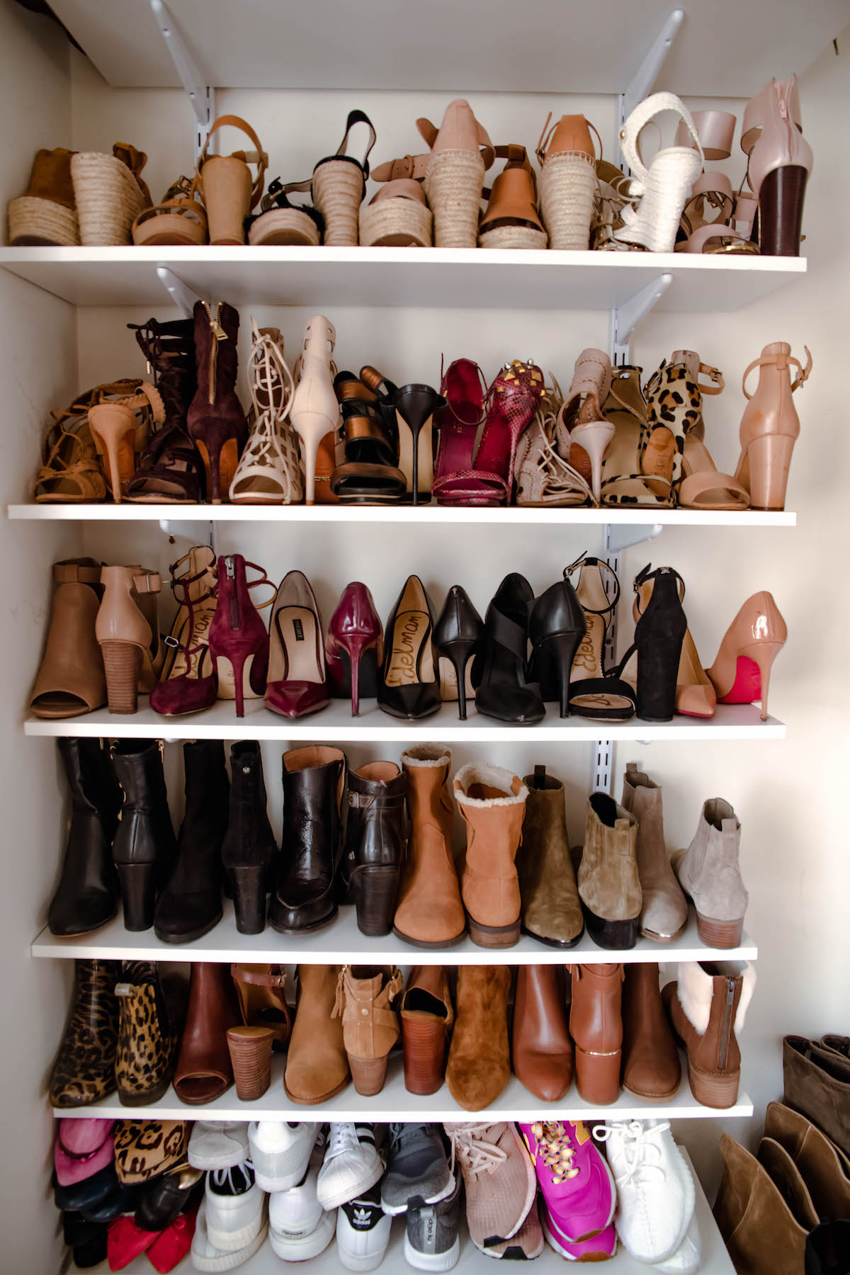 Shoe Wall Organization