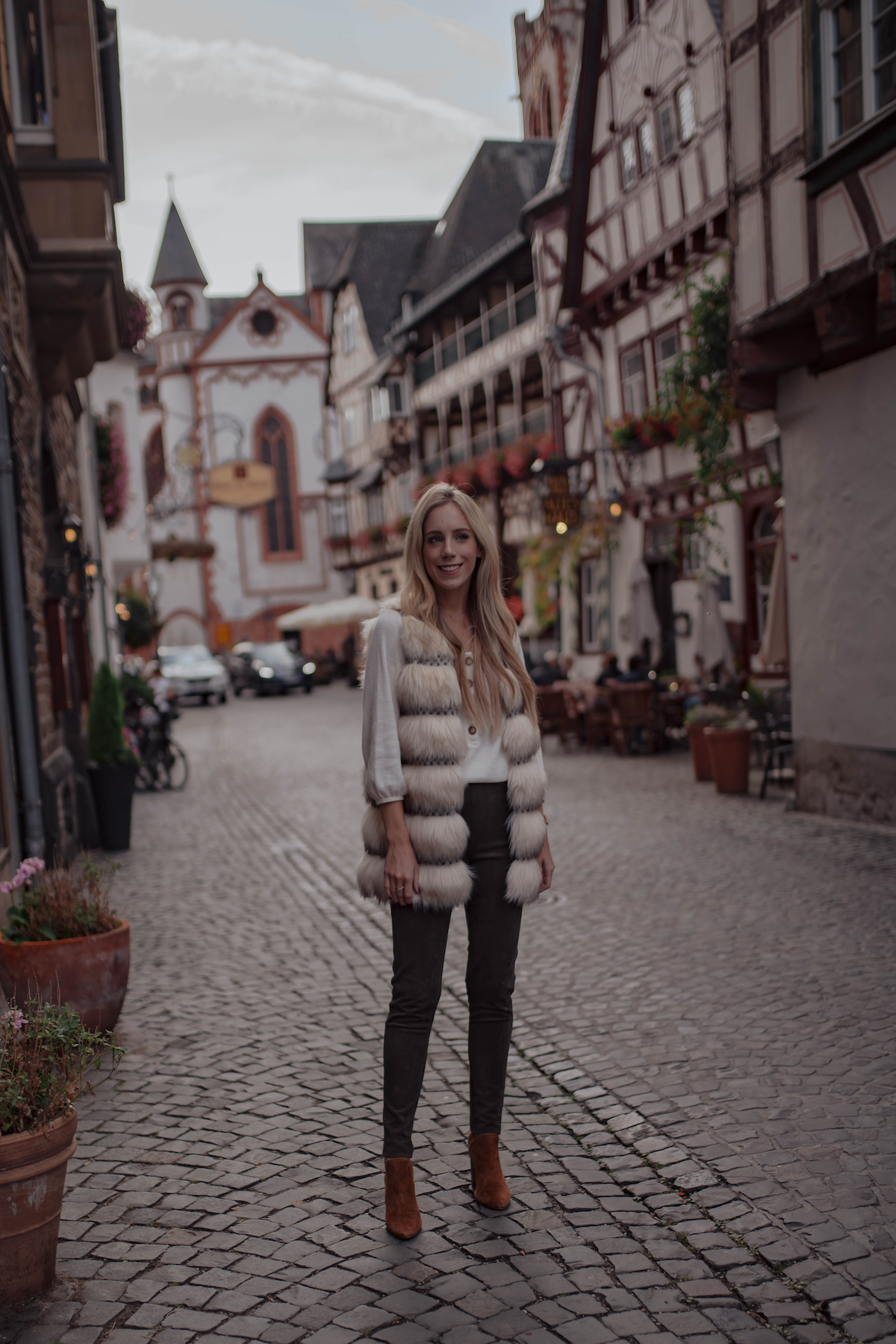 Anthropologie Faux Fur Vest