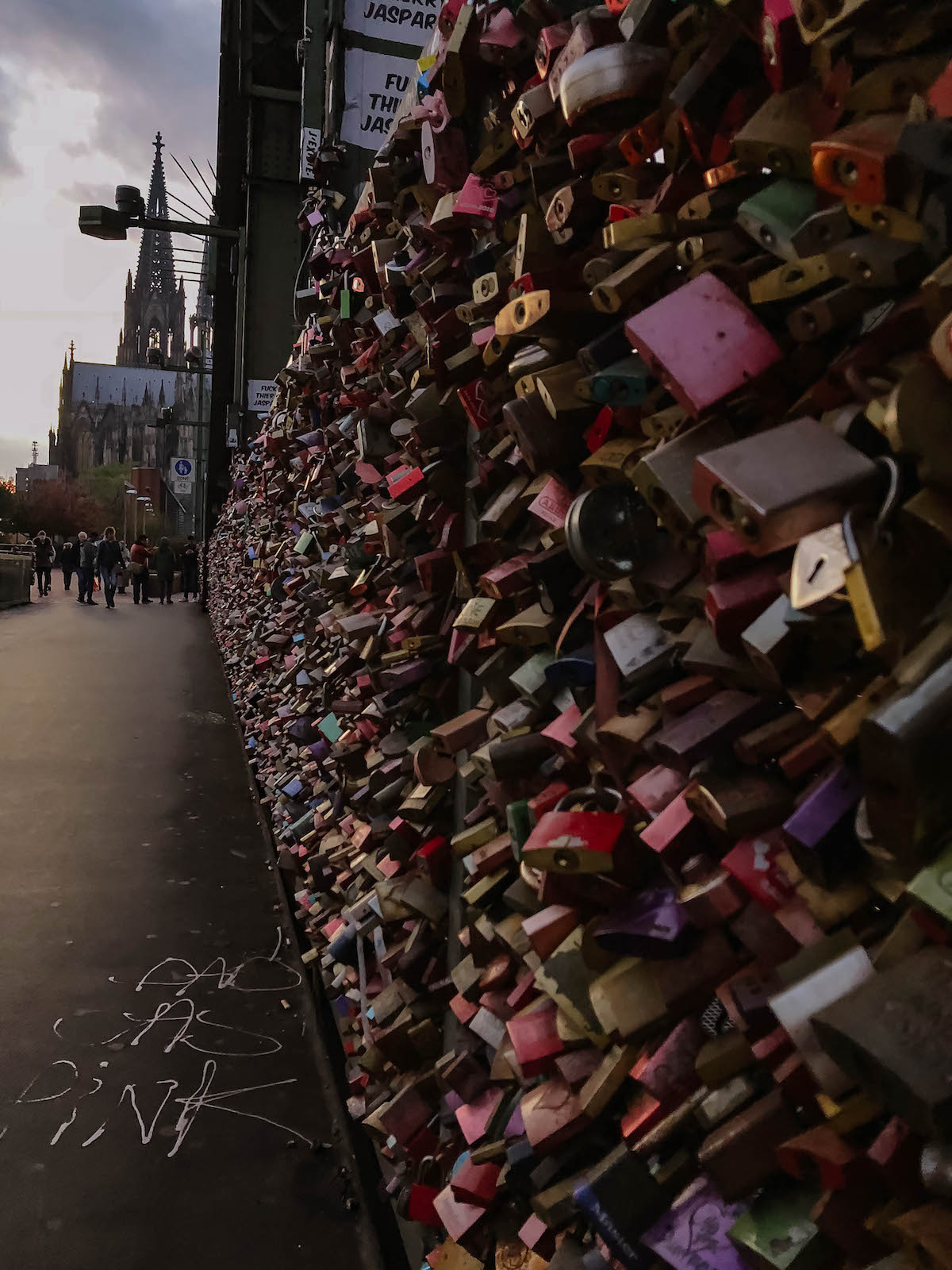 Cologne Germany Lock Bridge