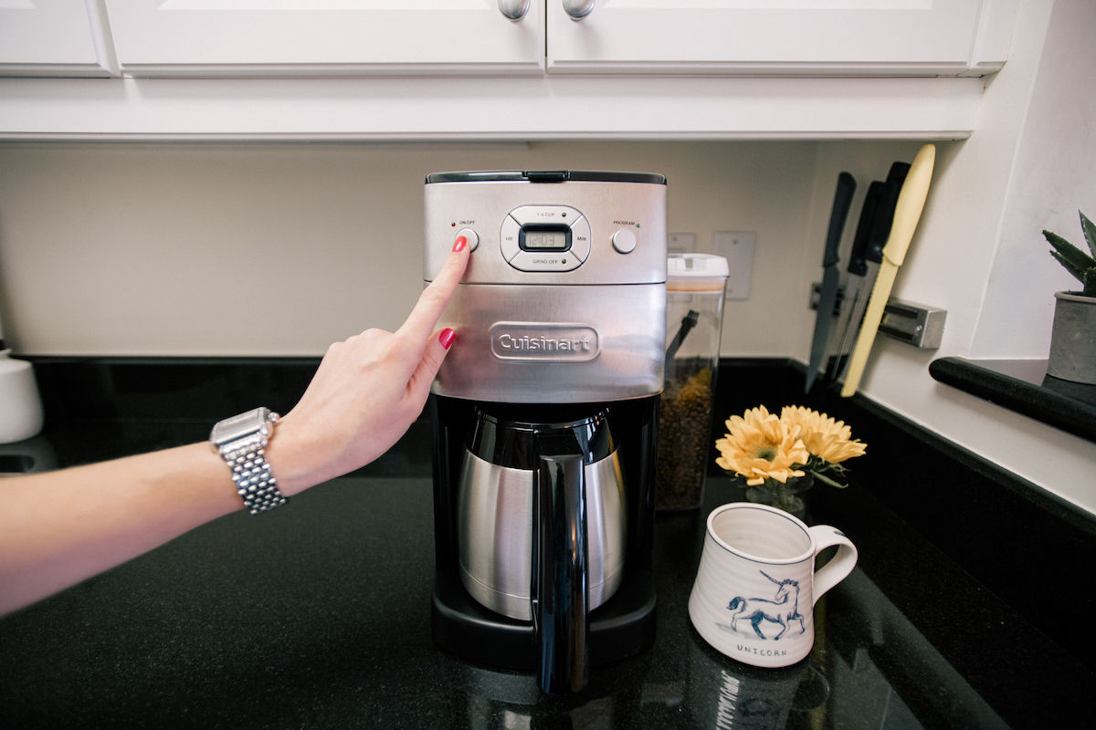 Cuisinart Grind and Brew 10-Cup Stainless Steel Residential Drip Coffee  Maker at