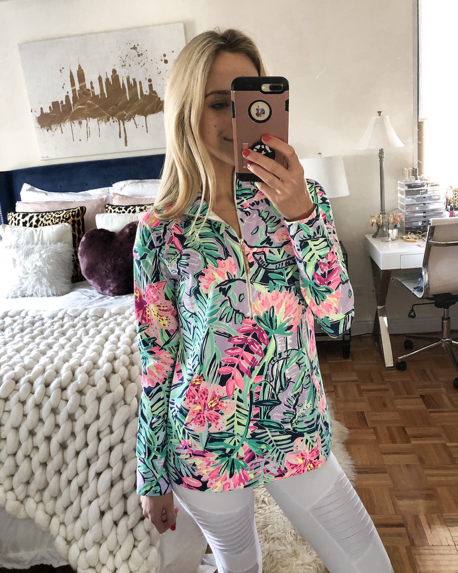 Lilly Pulitzer UPF 50+ Skipper Printed Popover