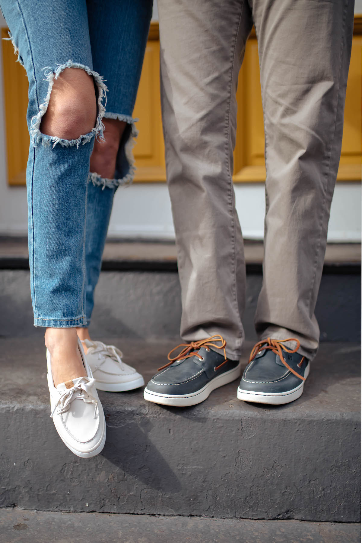 sperry boat shoes with jeans