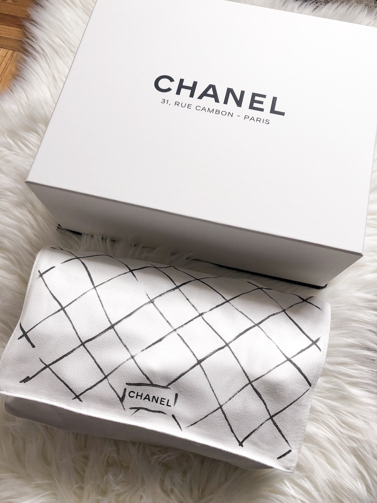 Chanel box and gift wrap  Chanel box, Chanel classic flap bag, Classic  flap bag