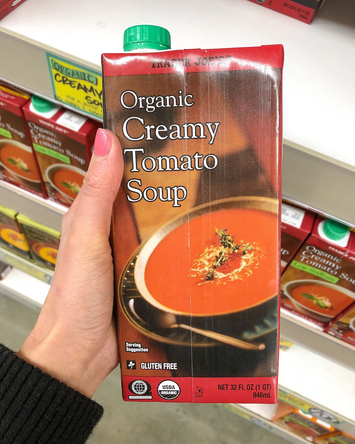 Trader Joes Roasted Red Pepper Tomato Soup