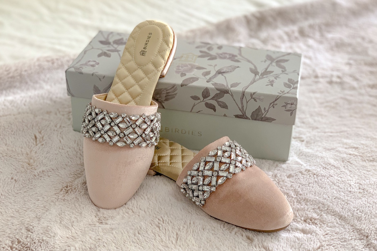 All About Birdies Bridal Slippers | A 