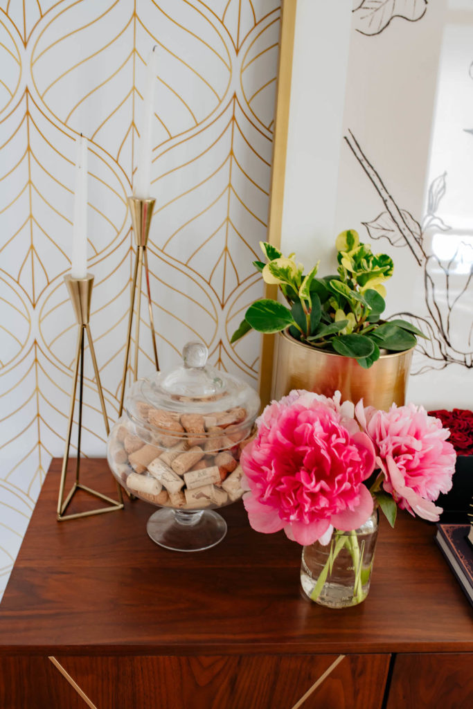 DIY Accent Wall How To Apply Temporary Wallpaper In A Rental