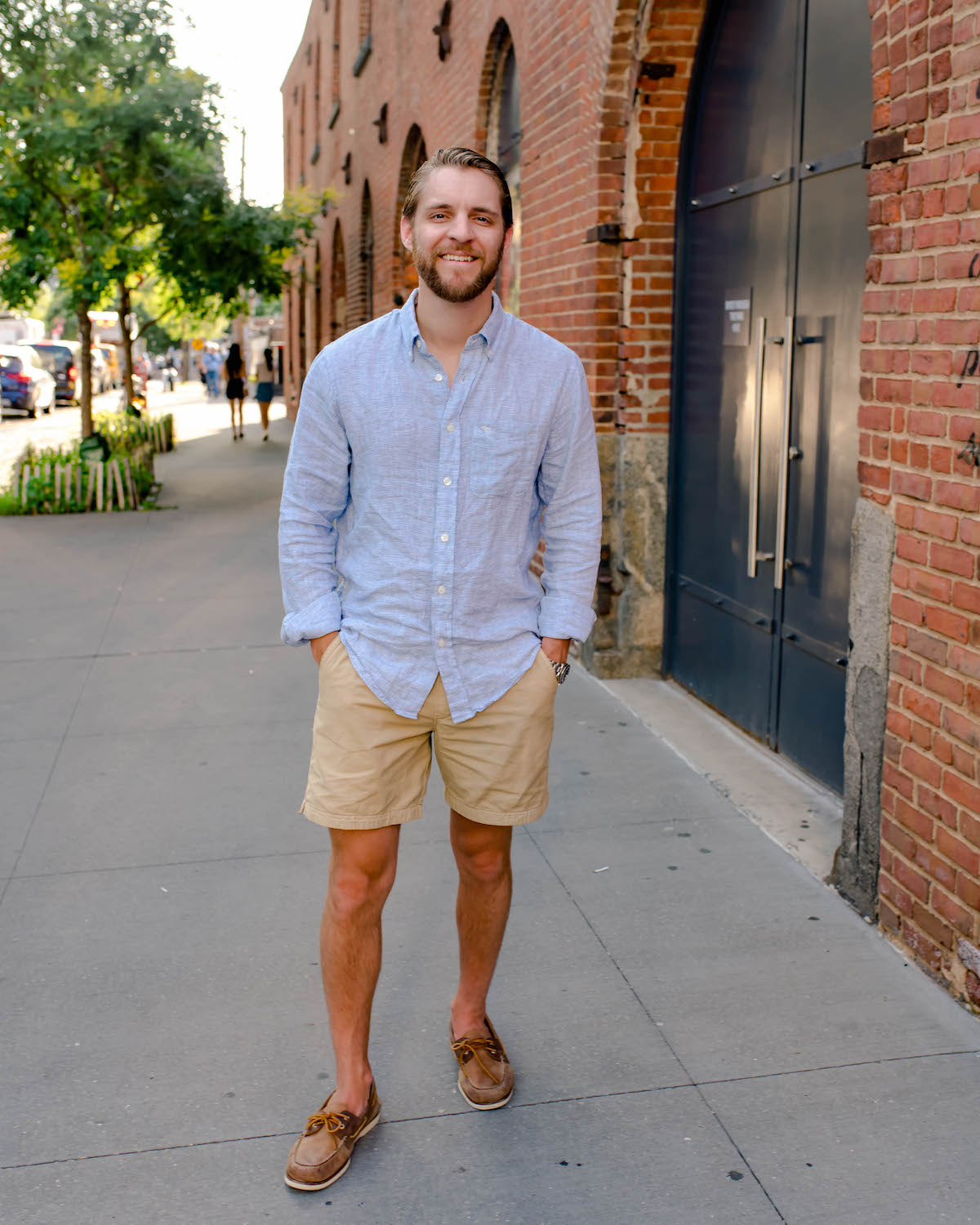 linen shirt outfit