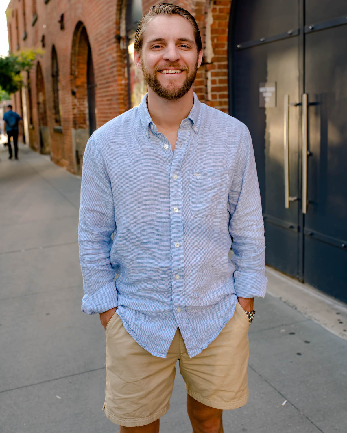 Abercrombie Mens Linen Shirt