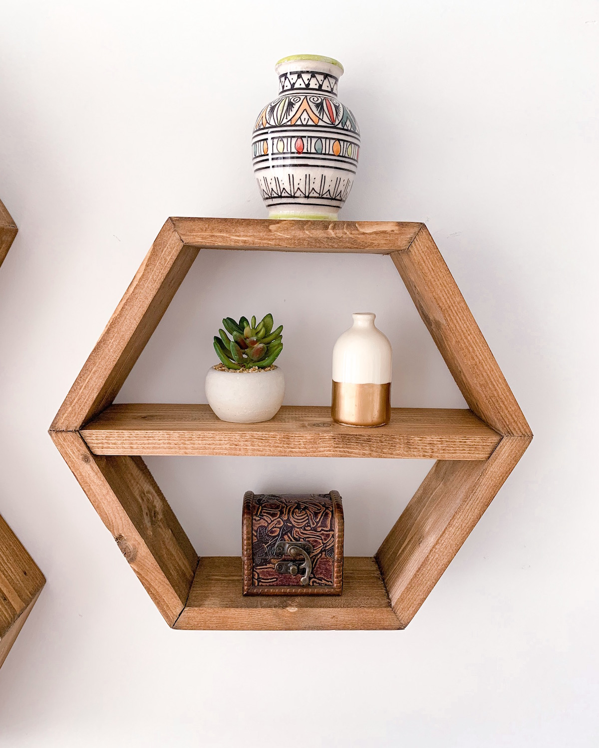 How To Decorate Honeycomb Shelves