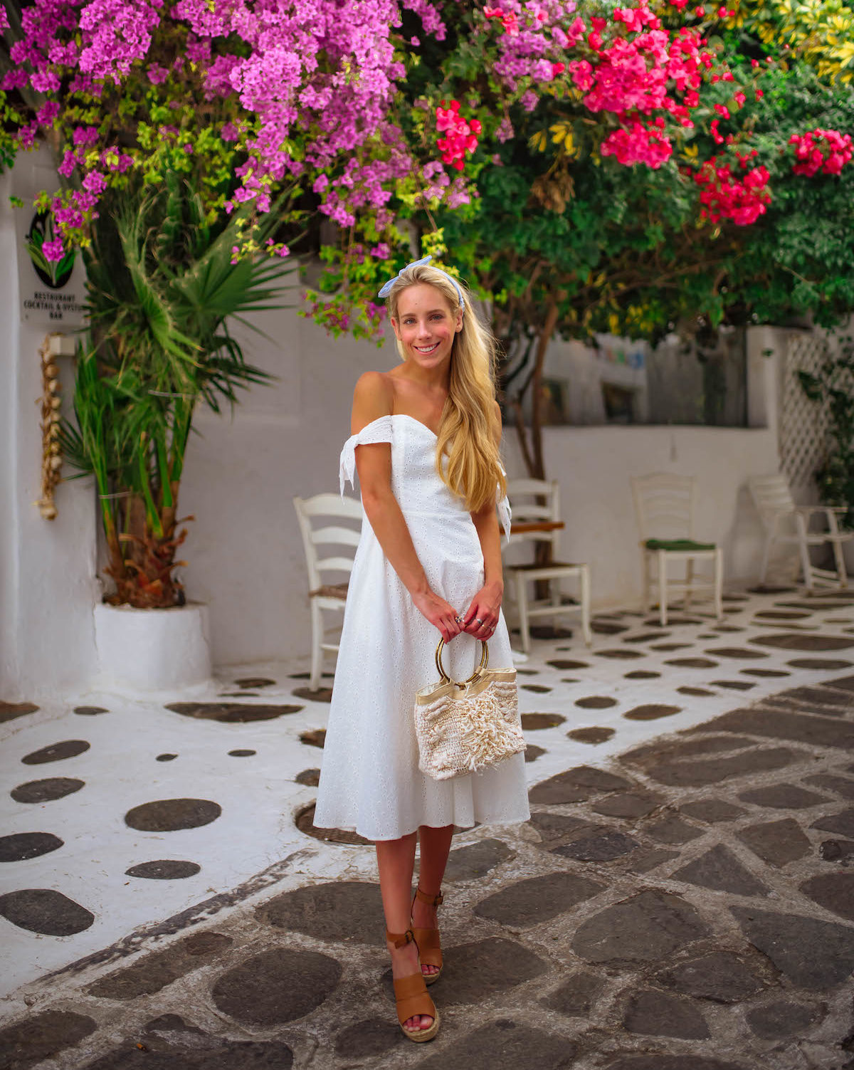 Off The Shoulder White Dress