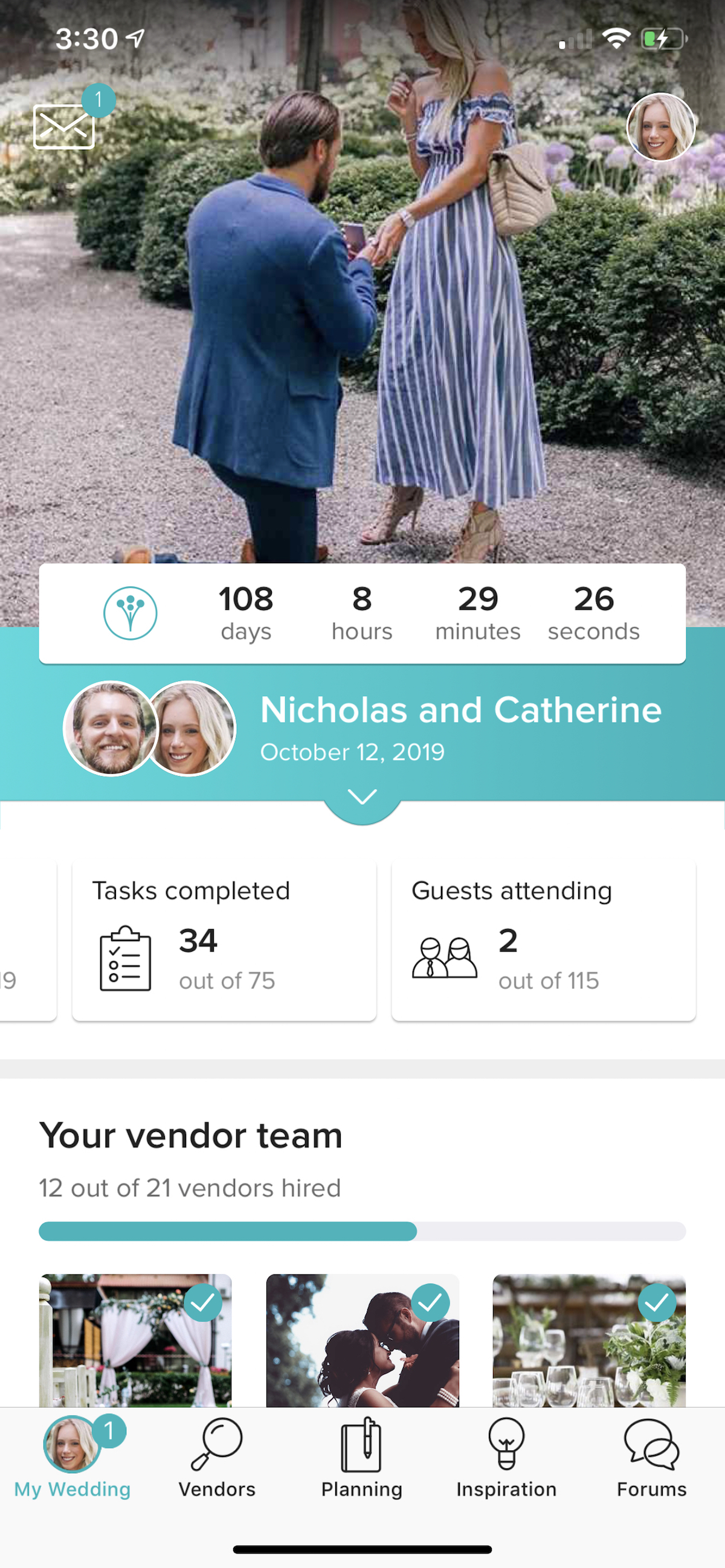 WeddingWire app