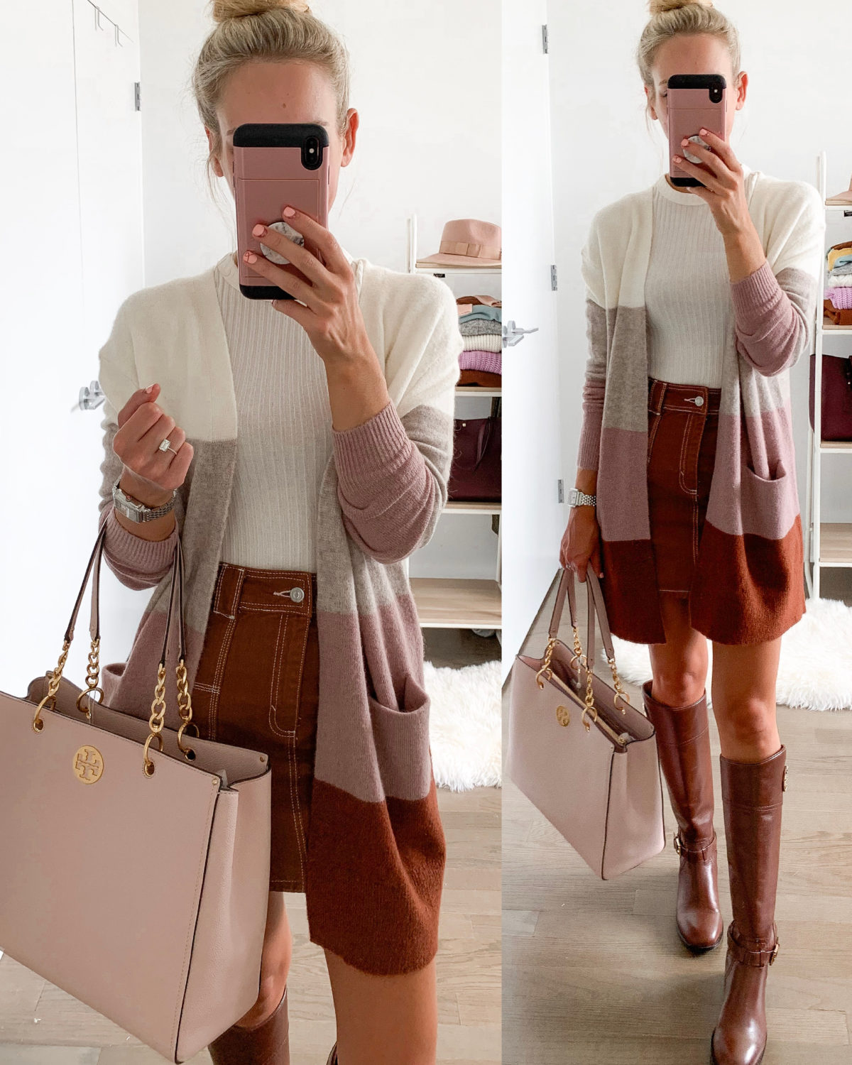 Madewell Kent Colorblock Cardigan