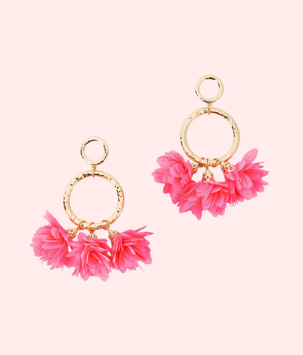 Lilly Pulitzer Cascading Petals Hoop Earrings