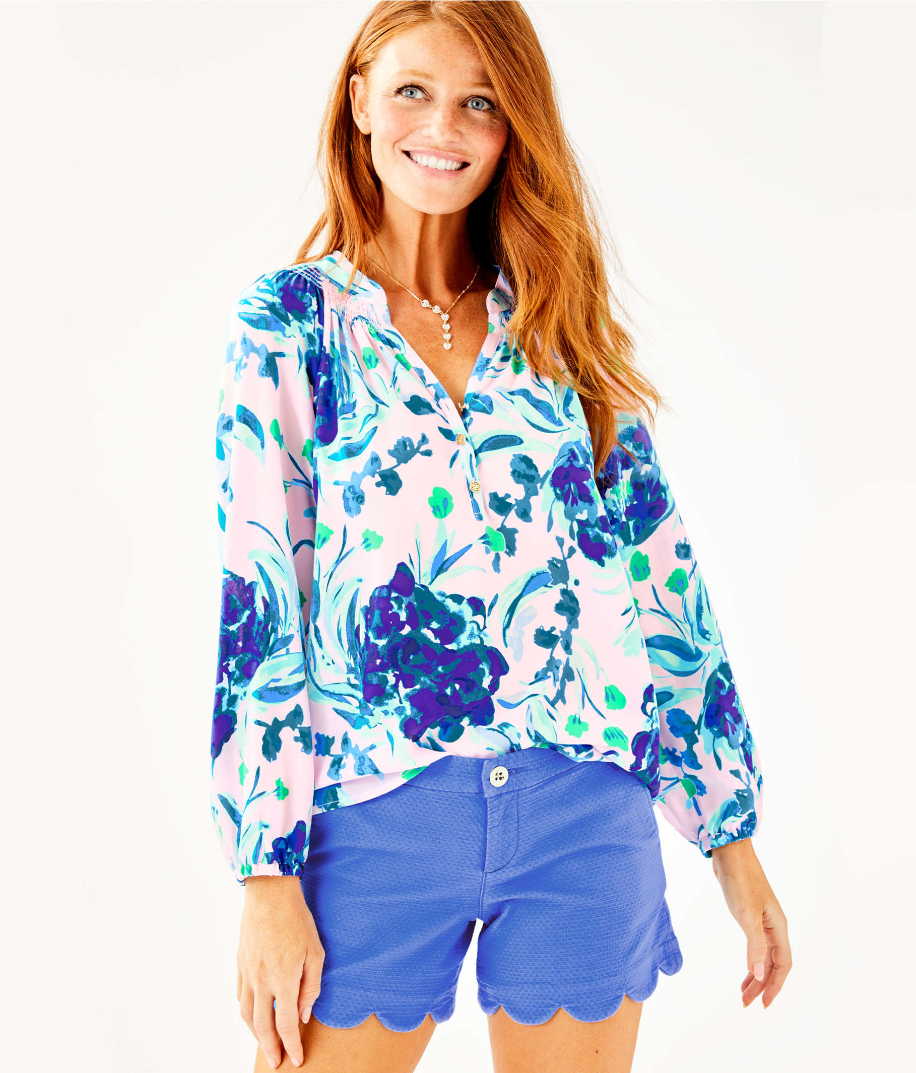 Lilly Pulitzer Elsa Silk Top