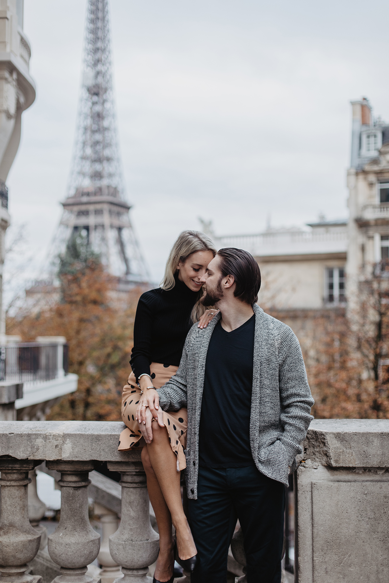 Eiffel Tower Couples Shoot - Katie’s Bliss