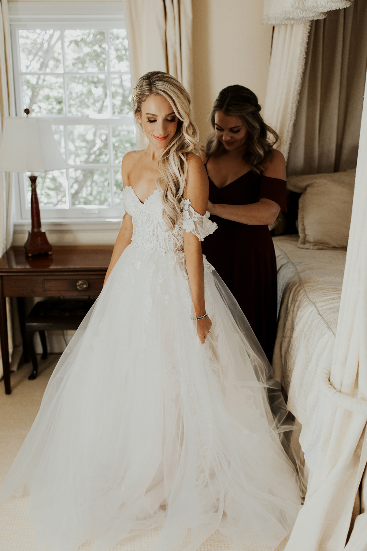 First Look + My Wedding Gown 