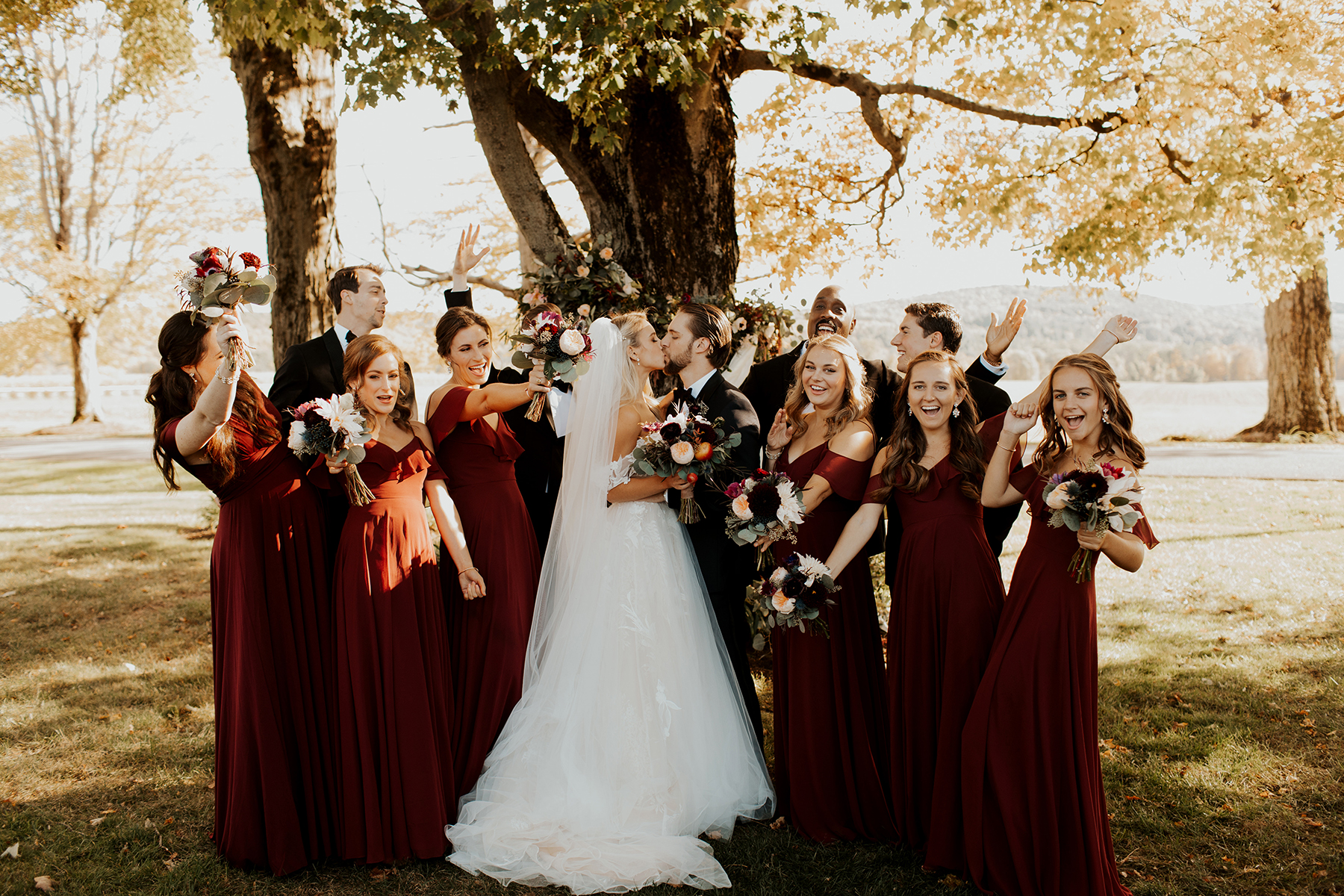 Katies Bliss Wedding Bridal Party Photos