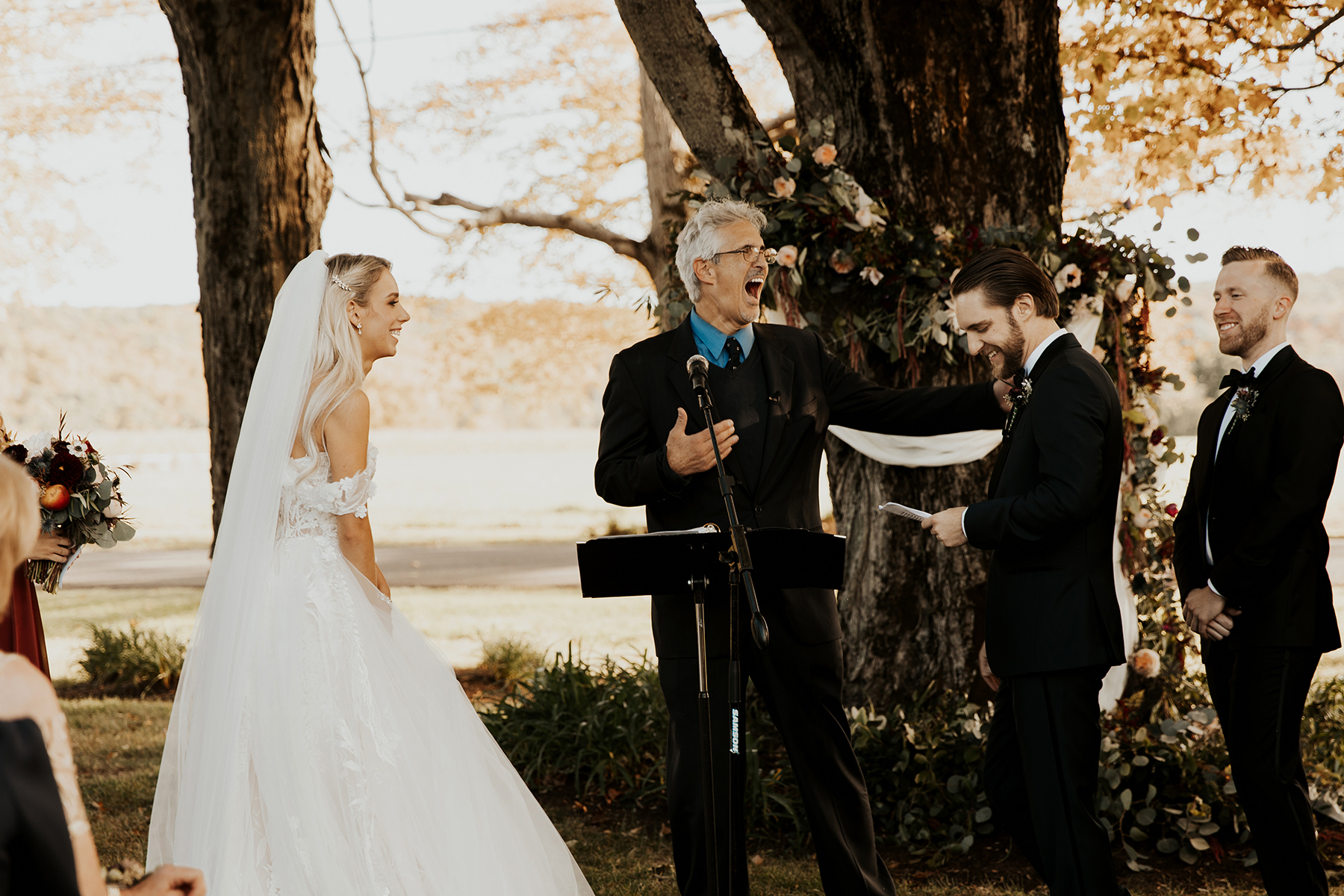 Katies Bliss Fall Wedding Ceremony