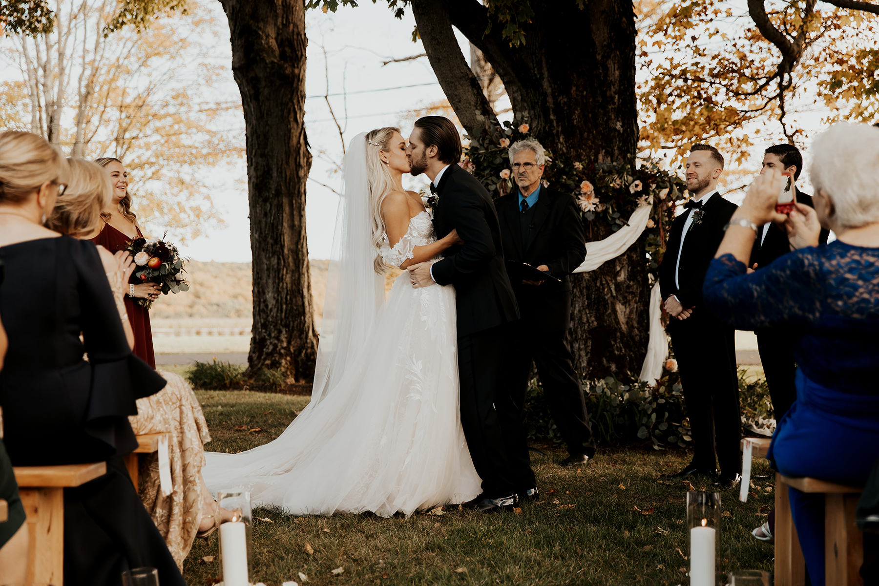 Katies Bliss Fall Wedding Ceremony