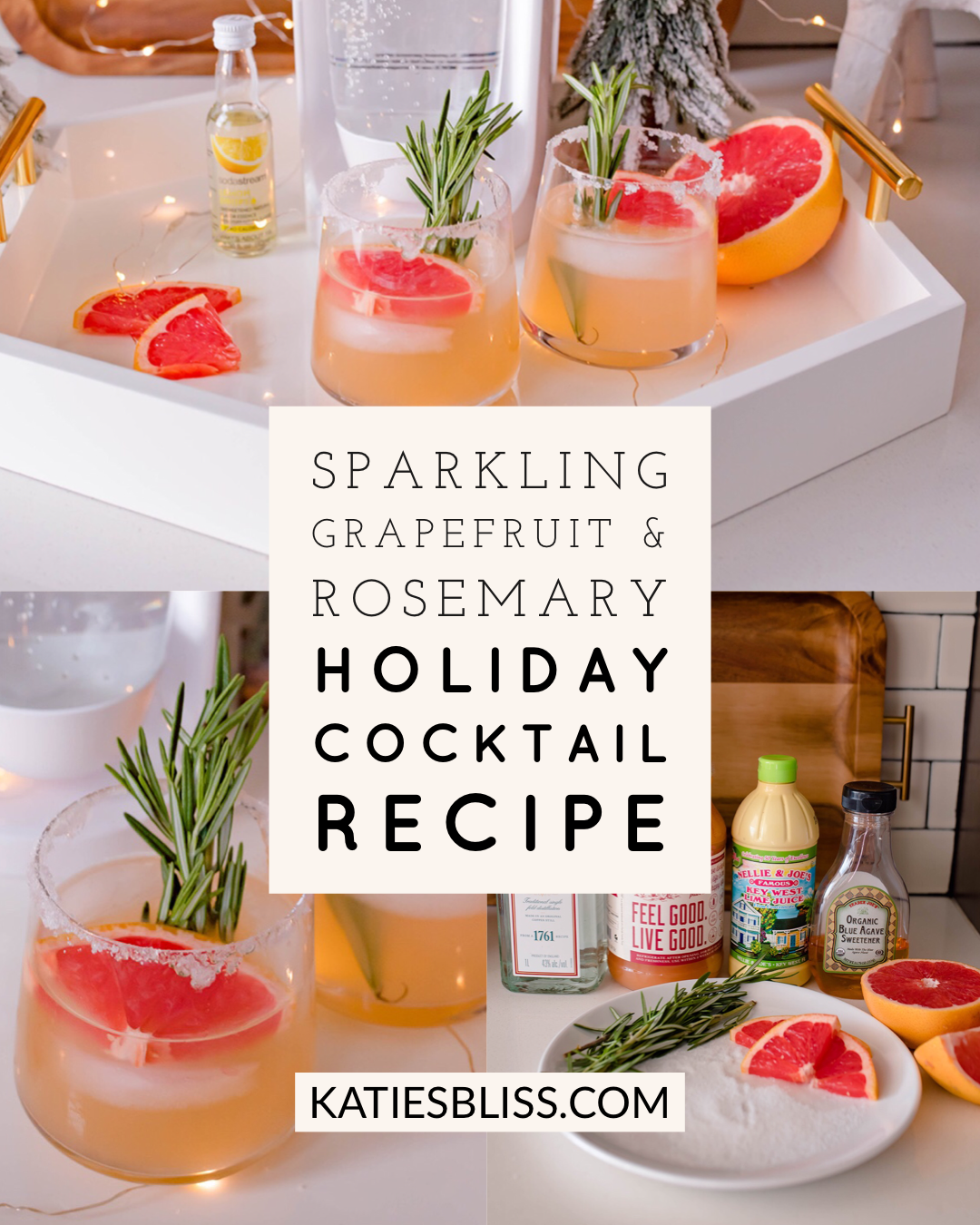 White Spruce & Grapefruit Holiday Cocktail Recipe