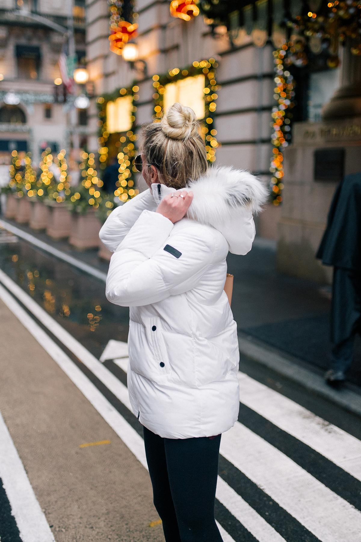 White Puffer Coat