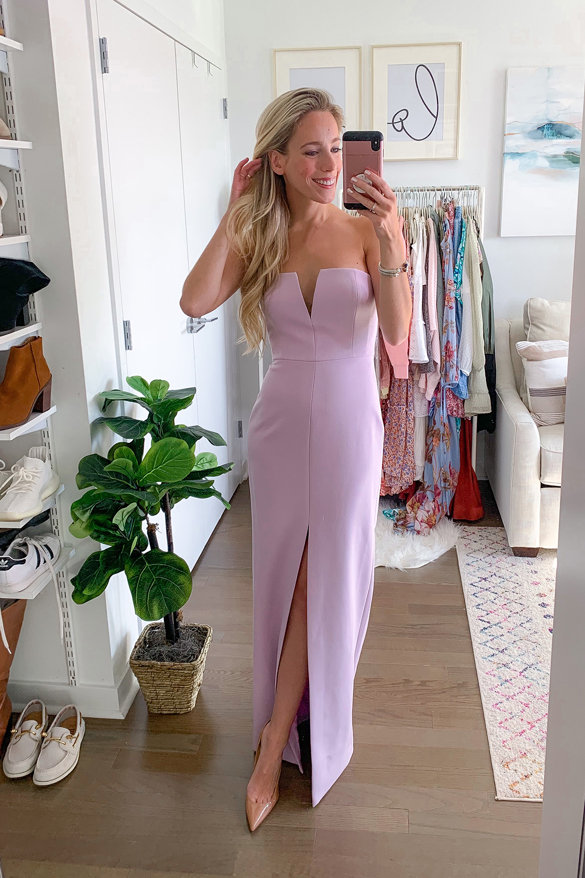 Bcbg 2024 lavender dress