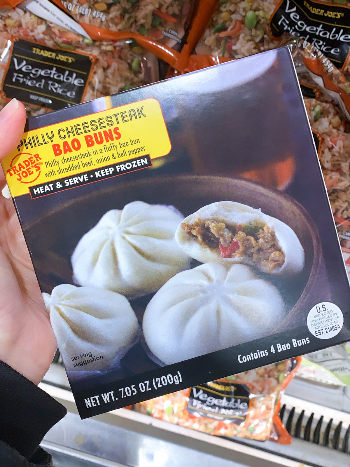 Trader Joes Philly Cheesesteak Bao Buns