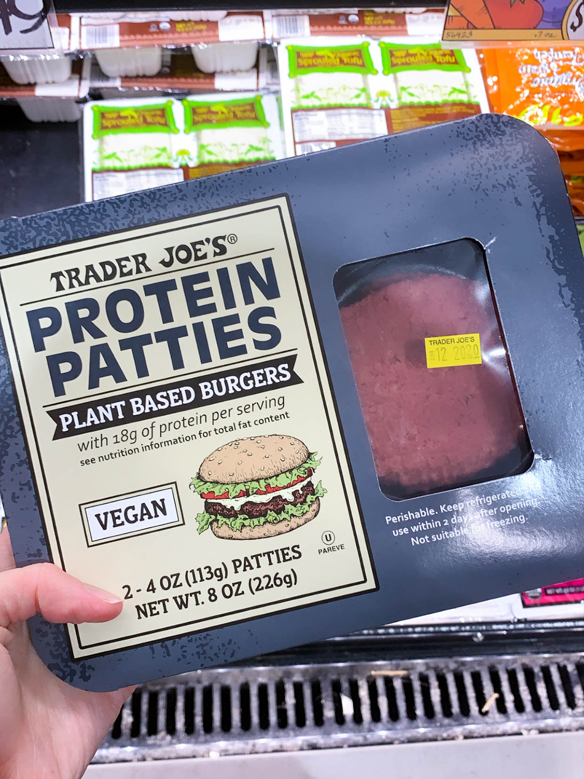 Trader Joes Plant Based Burgers