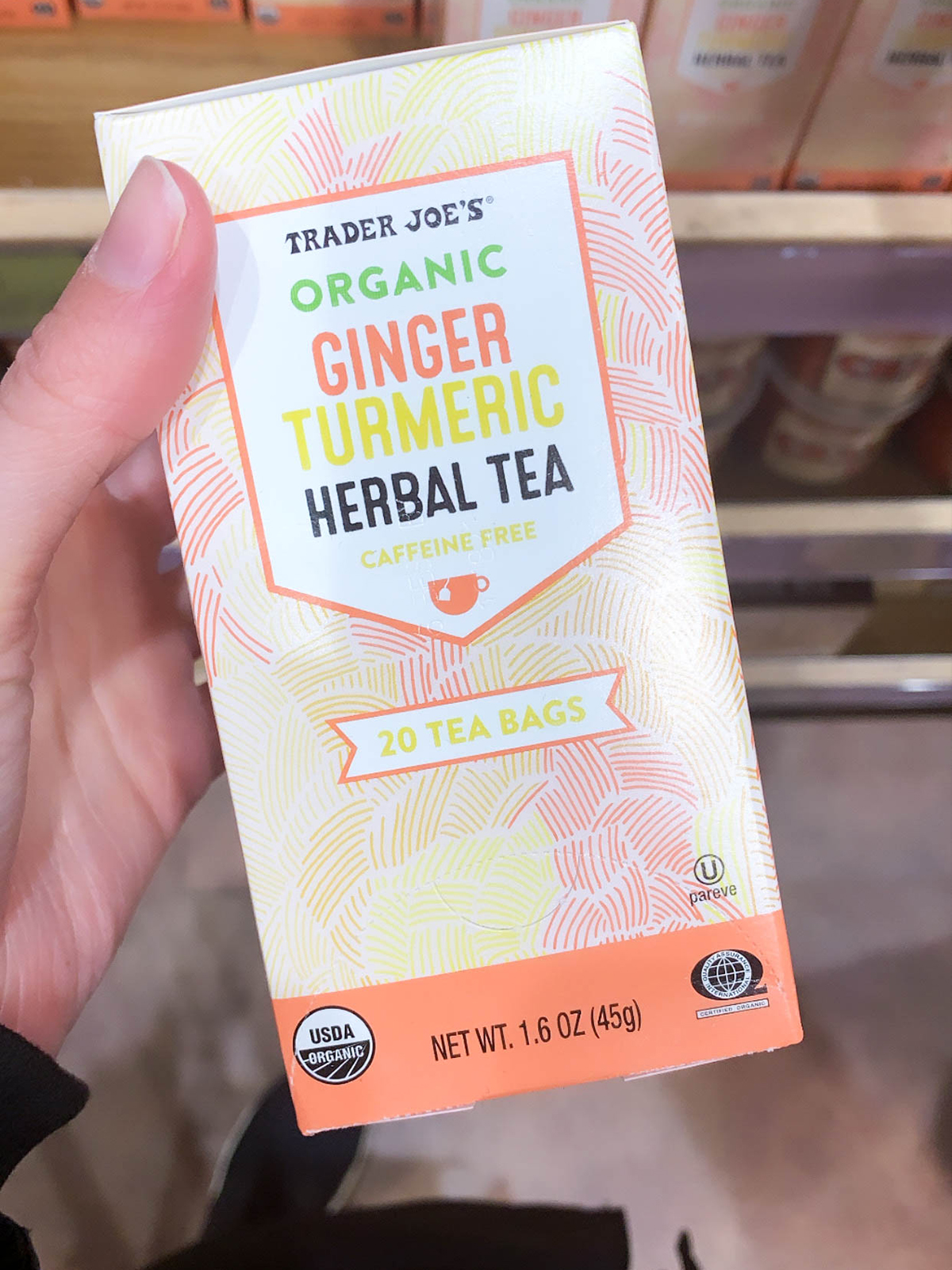 Trader Joes Turmeric Ginger Tea