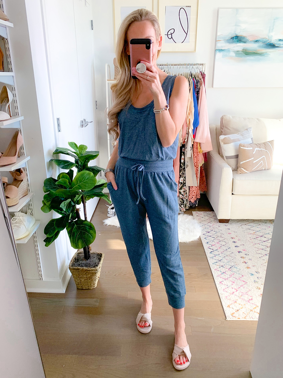 All in One Blue Jumpsuit