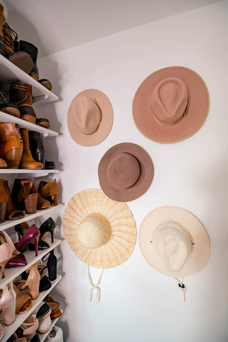 How To Hang Shoe Shelves + A Hat Wall Katie's Bliss