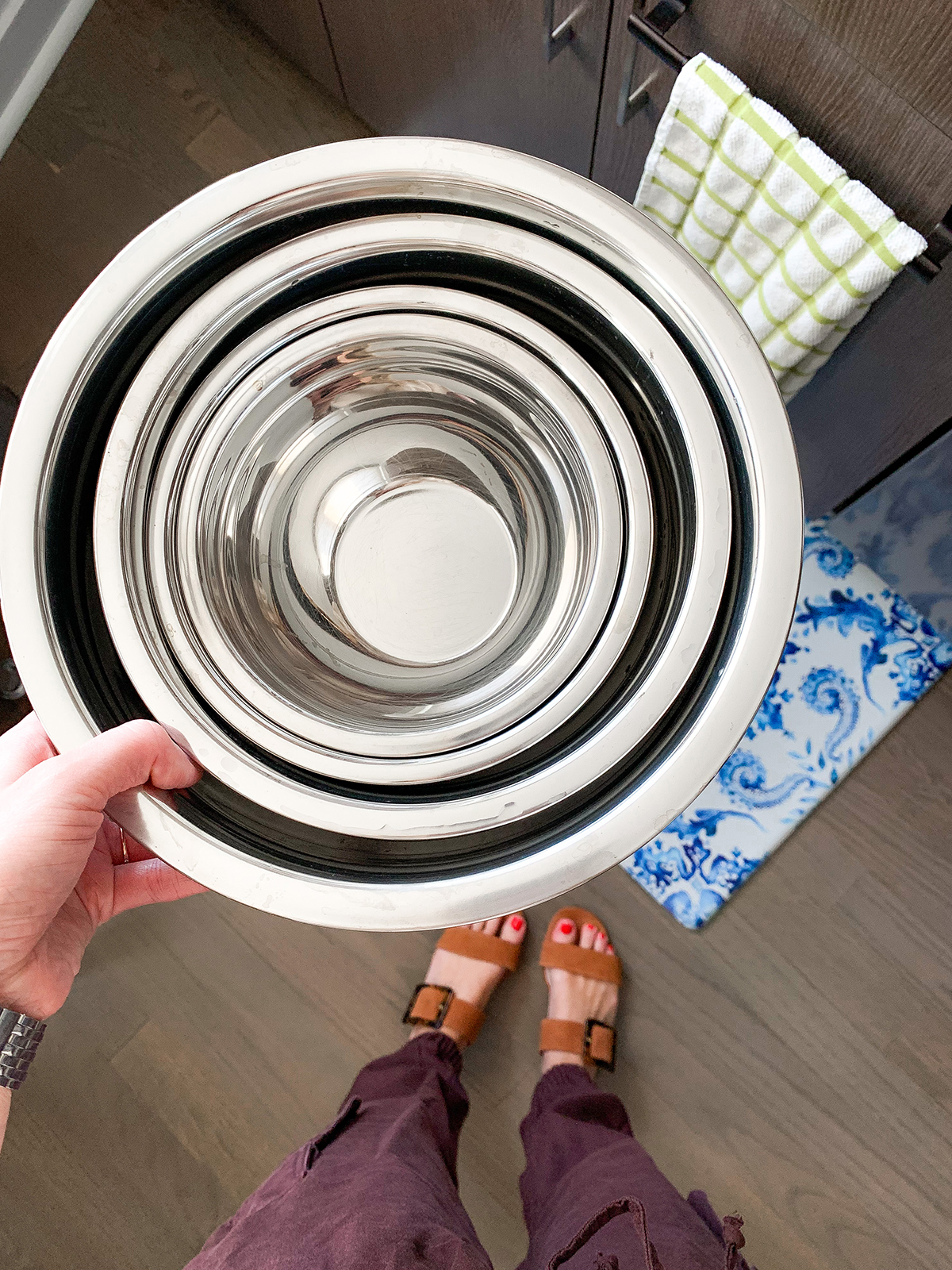 stainless steel mixing bowls