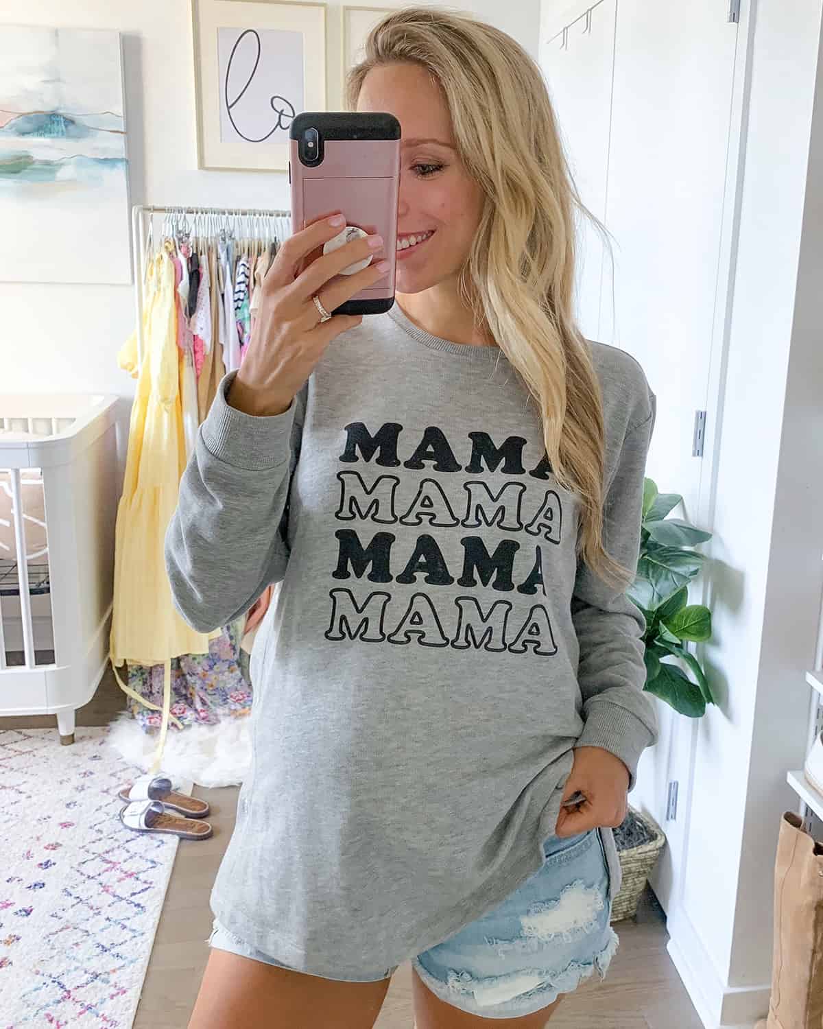 Maternity Mama Sweatshirt