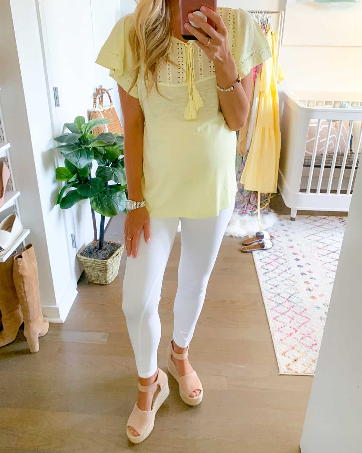 Maternity White Jeggings