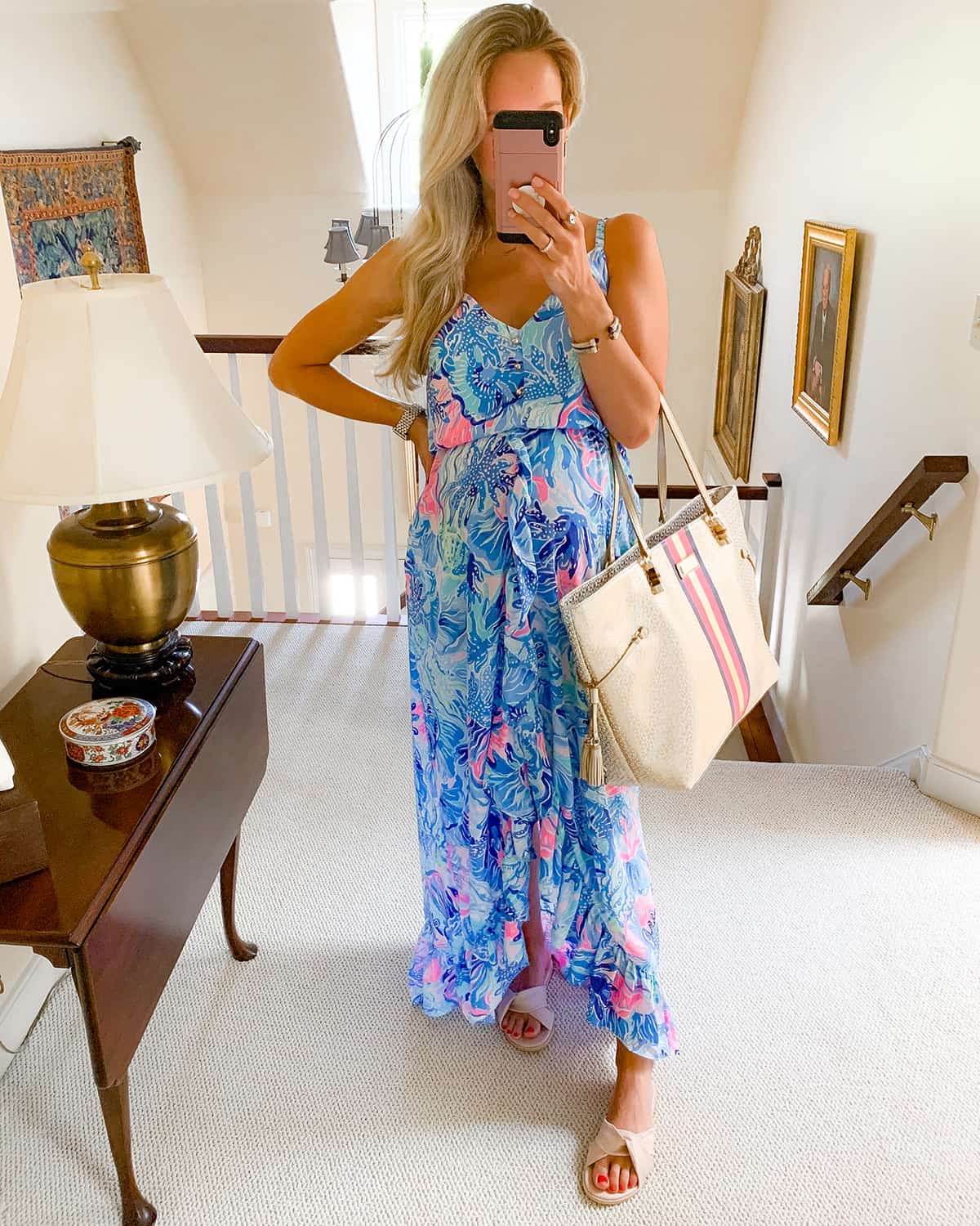 Lilly pulitzer clearance parigi maxi dress