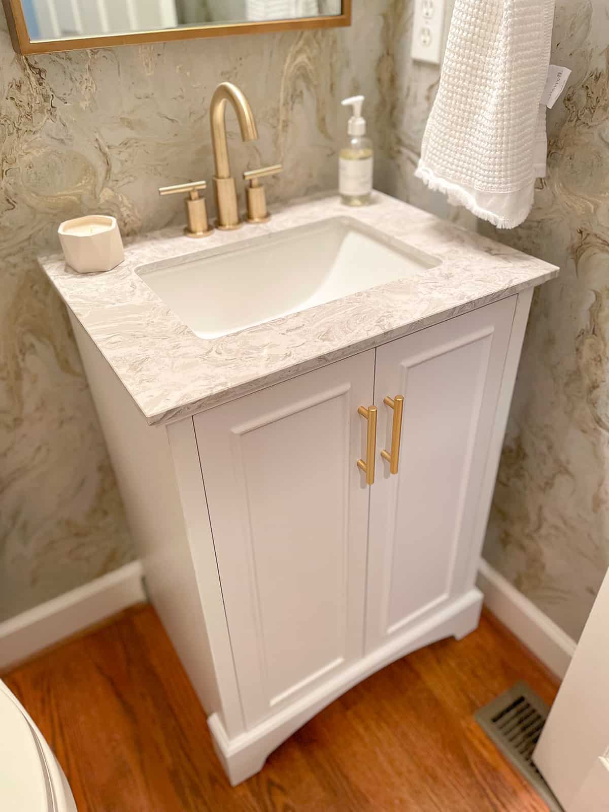 Katies Bliss Powder Bathroom Renovation