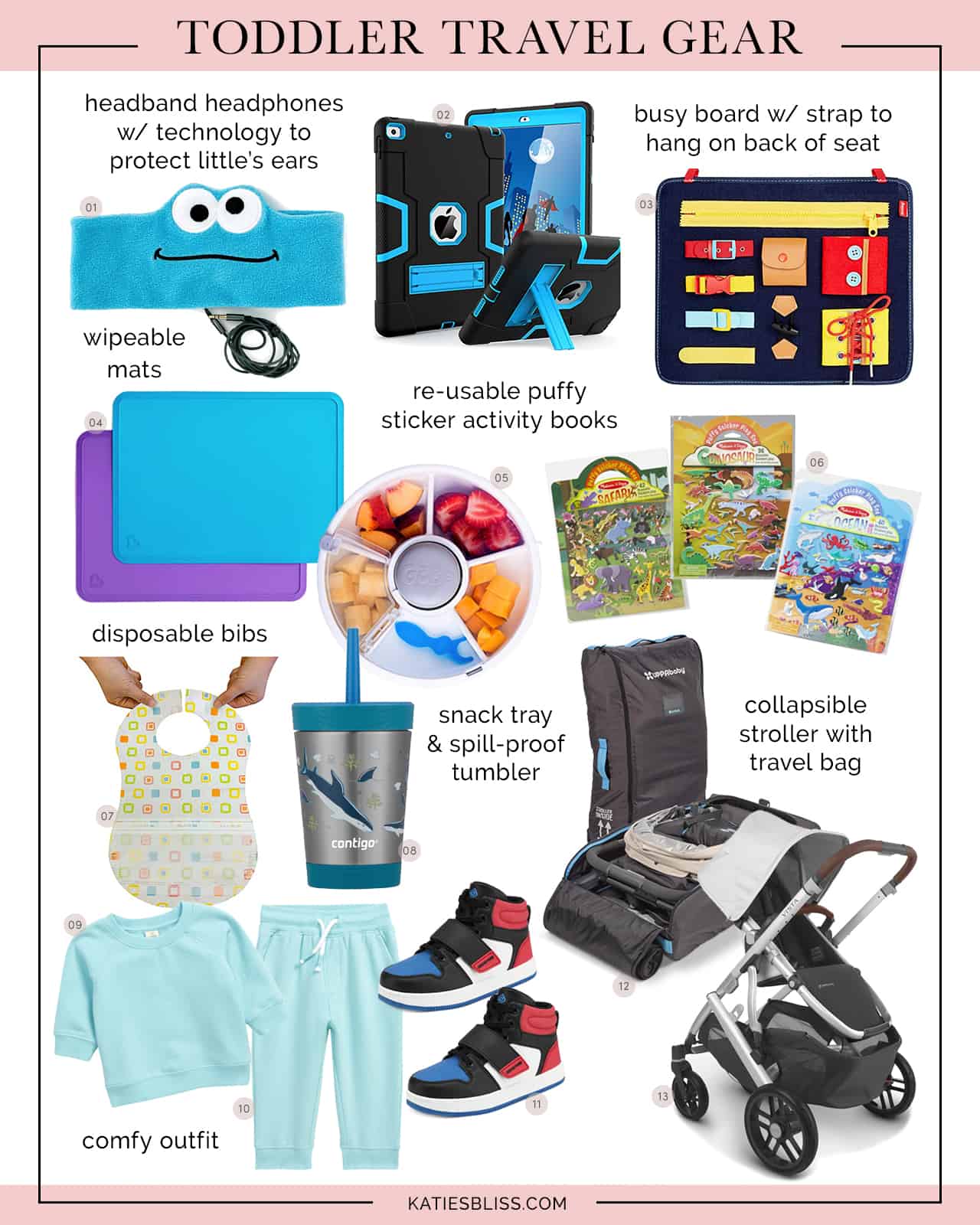 Katies Bliss Toddler Travel Gear