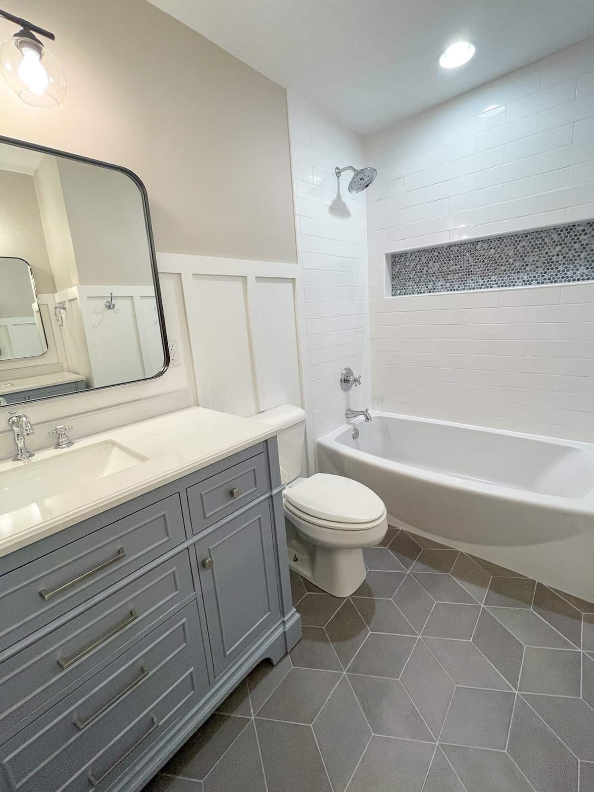 Katies Bliss Kids Bathroom Renovation