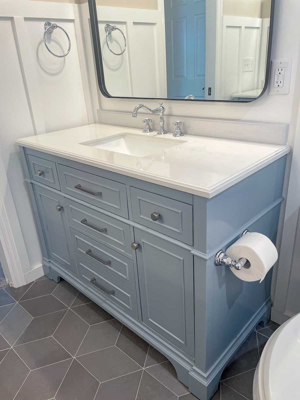 Katies Bliss Kids Bathroom Renovation