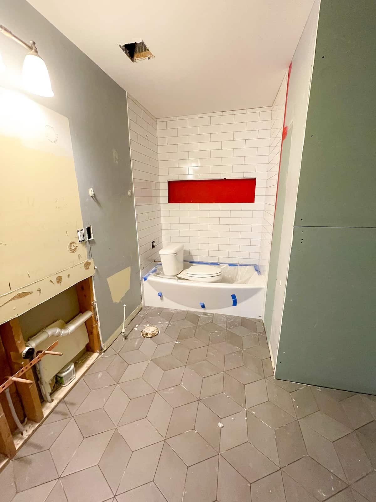 Katies Bliss Kids Bathroom Renovation