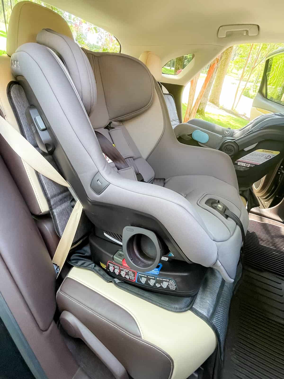 Nuna rava 2024 car seat protector